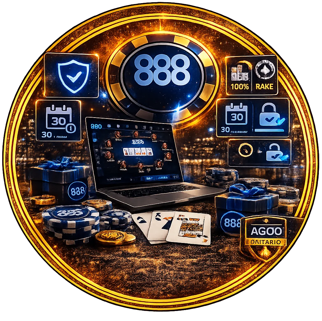 888 Poker Canada bonus policy rules